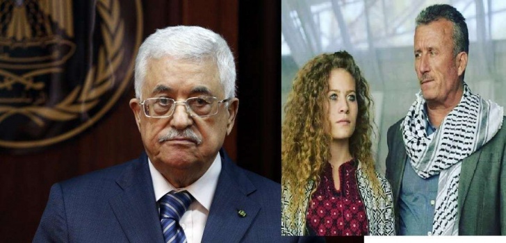 الرئيس يهاتف والد الأسيرة عهد التميمي