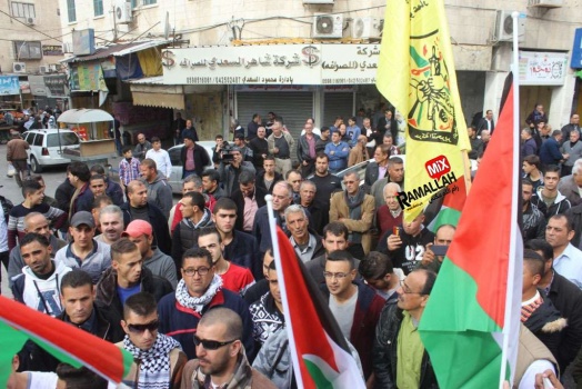 صور وفيديو...مسيرة في جنين نصرة لمدينة القدس المحتلة