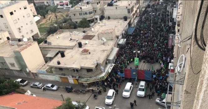 مسيرات غضب بغزة تؤكد رفضها لقرار ترامب