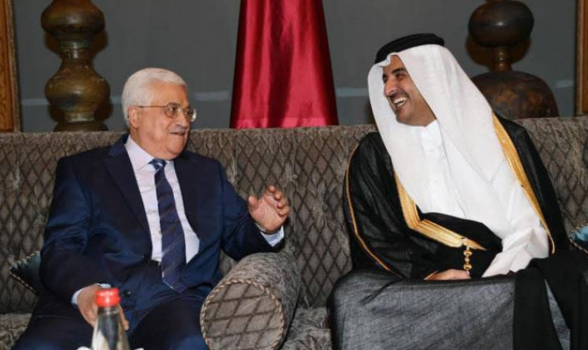 الرئيس يبحث التطورات السياسية مع الامير القطري