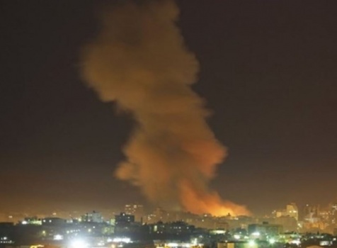 الطيران الاسرائيلي يقصف موقعا لحماس في خانيونس