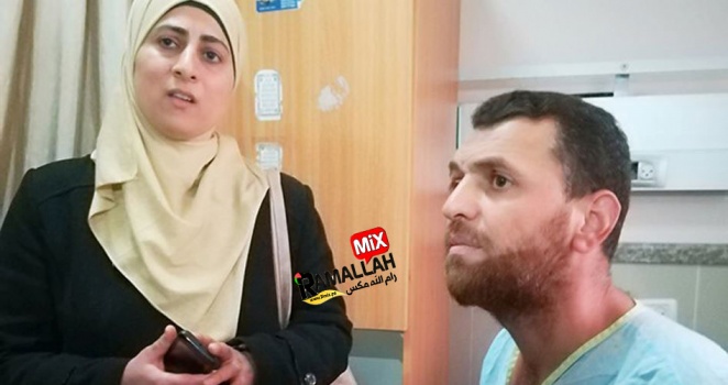 من داخل مستشفى رفيديا ..الجريح مبروك جرار يروي تفاصيل اعتقاله المروعة ونهش الكلب البوليسي لجسده