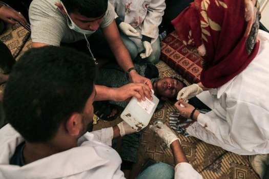 محدث: 10 إصابات بينهم فتاة برصاص الاحتلال في غزة