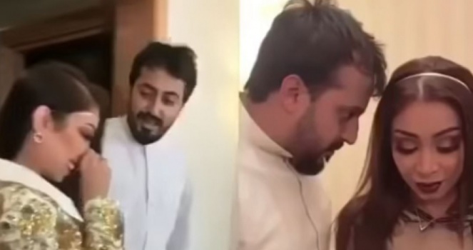 فيديو| ممثلة كويتية تتزوّج للمرّة الرابعة .. هكذا ظهرت في الفيديو!!