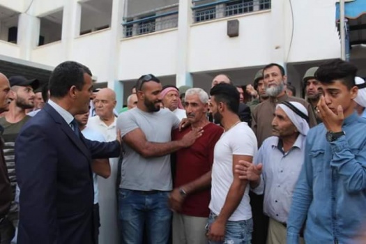 انهاء خلاف عشائري بين عائلتين بتوقيع صك صلح في بلدة كفرذان غرب جنين
