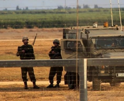 اطلاق نار على قوة للاحتلال قرب حدود غزة