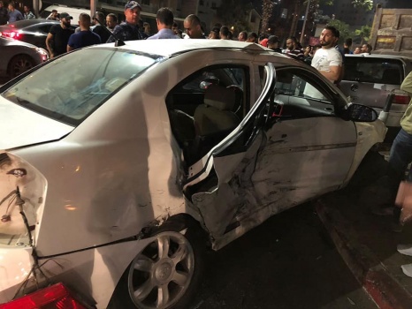 تم انقاذ جنينها.. مصرع حامل واصابة 4 بحادث مروع في مدينة البيرة