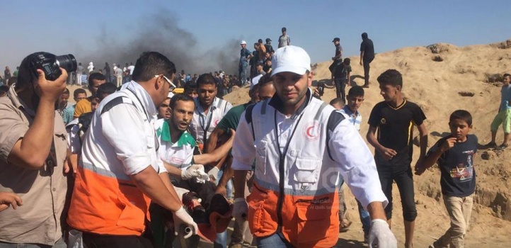 شهيدان و156 جريح بقمع مسيرات العودة شرق غزة