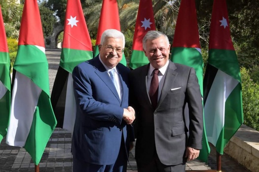 خلال اجتماعه مع الرئيس عباس..الملك عبدالله:الأردن يقف وبكل طاقاته إلى جانب فلسطين