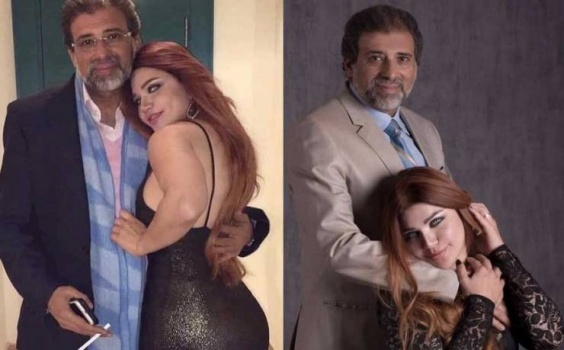 صورة| ياسمين الخطيب تتجاوز خالد يوسف برجل جديد