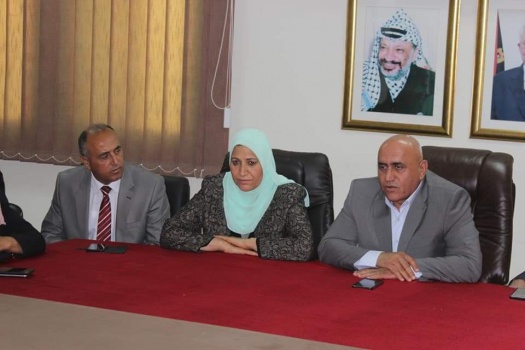 محافظ جنين يبحث مع الوزيرة حمد استنهاض دور المرأة  النضالي والمشاركة في صنع القرار