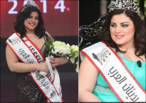 بالصور.. زفاف ملكة جمال بدينات العرب!