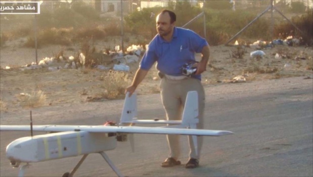 إسرائيل تُسقِط مسيرة على ارتفاع شاهق فوق غزة