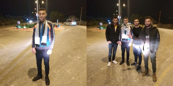 صور...الإحتلال يفرج عن الطفل العناتي على حاجز الجلمة شمال جنين بعد اعتقال 7شهور