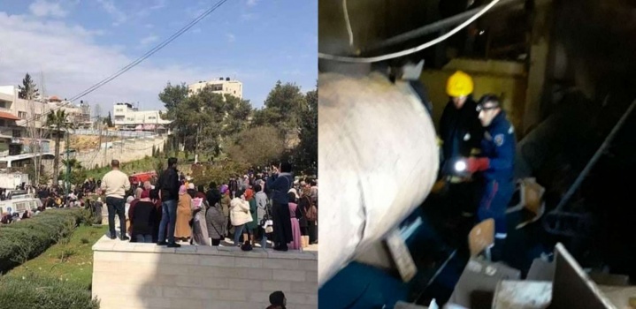 نتج عنه 20 إصابة...الدفاع المدني يكشف سبب إنفجار مولد نظام التدفئة المركزية بجامعة الخليل