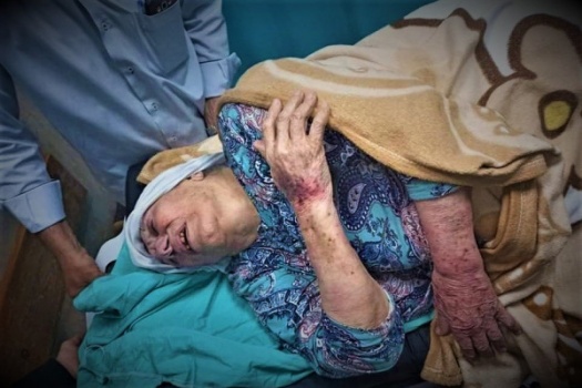 هيئة حقوقية تكشف تفاصيل جديدة بشأن حادثة الاعتداء على "أم جبر وشاح" بمخيم البريج