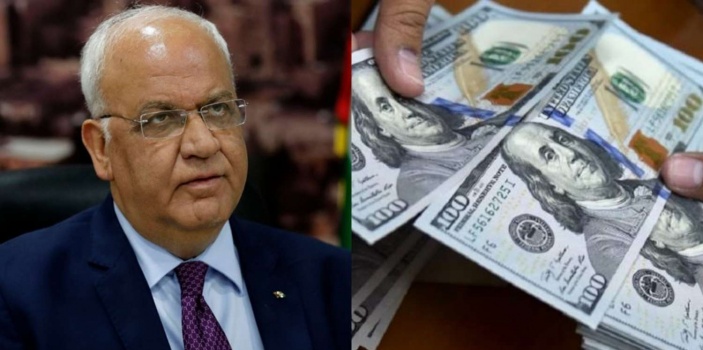 عريقات: طلبنا قرضًا شهريًا بـ 100 مليون دولار من العرب 