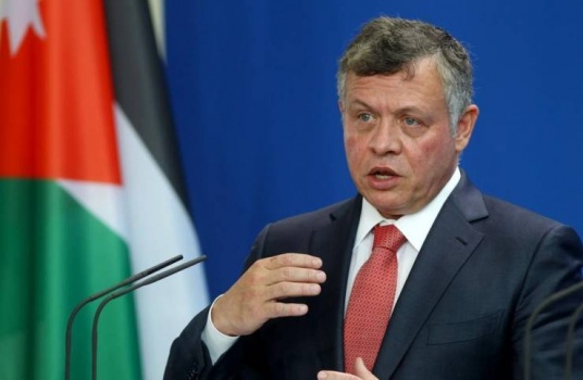 العاهل الاردني: على العالم القيام بمسؤولياته تجاه الفلسطينيين 