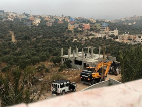 الاحتلال يهدم منزلا غرب سلفيت ﻿قبل إنتهاء القضية في المحكمة