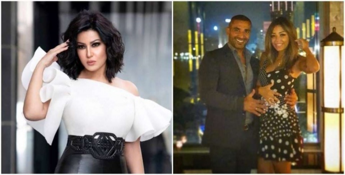 أول رد فعل من سمية الخشاب على خطوبة أحمد سعد