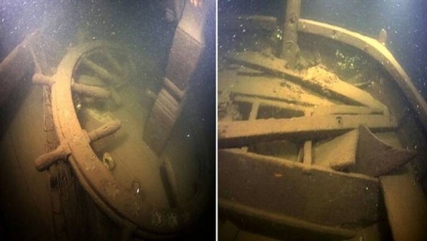 العثور على سفينة قديمة مليئة بتحف نادرة