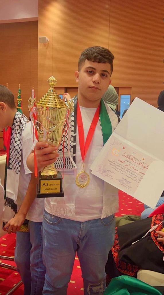 فلسطين الأولى عربياً في بطولة الحساب الذهني -تونس 2023  