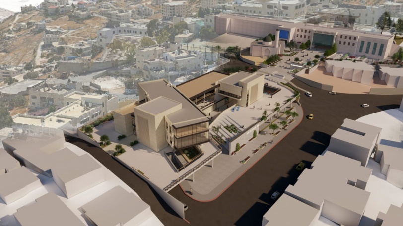 طالب عمارة بجامعة القدس يبتكر حلولًا معمارية وحضرية لاستثمار مدخل الجامعة الرئيس  بأبوديس