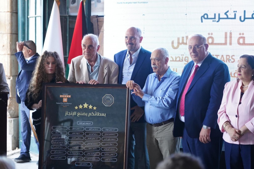  مؤسسة منيب وأنجلا المصري تكرم جامعة القدس ورئيسها احتفاءً بالعالمية