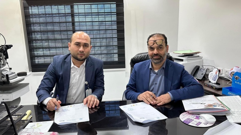 مستشفى النجاح الوطني الجامعي ومركز سيرجي كير - جنين يوقعان اتفاقية لتقديم خدمات الليزك في جنين