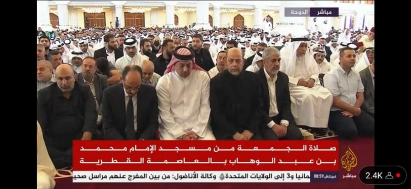 تشييع جثمان إسماعيل هنية في الدوحة