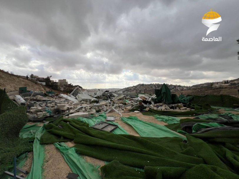 الاحتلال يهدم مسجدا في بلدة جبل المكبر بمدينة القدس