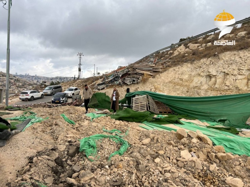 الاحتلال يهدم مسجدا في بلدة جبل المكبر بمدينة القدس