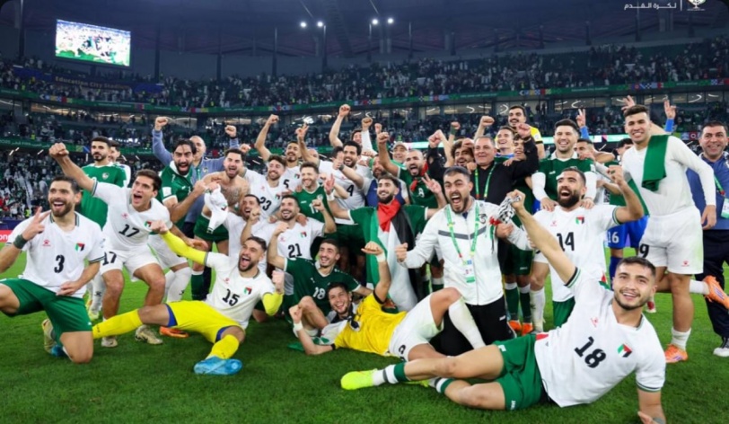 نجوم الفدائي يصنعون التاريخ: منتخب فلسطين يؤكد احقيته بالتواجد بين الثمانية الكبار بكأس العرب