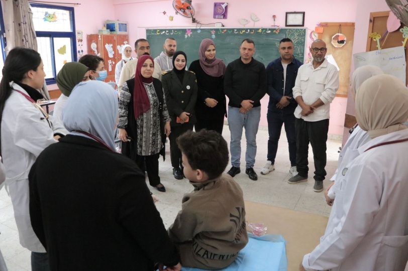 معهد النجاح للصحة العالمية ينظم يوماً طبّياً مجانياً في ضاحية اكتابا في مدينة طولكرم