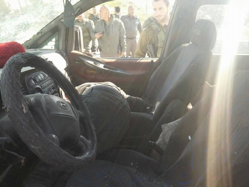 صور : عملية دهس جنود جنوب رام الله واستشهاد المنفذ