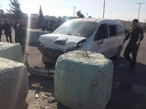 صور : عملية دهس جنود جنوب رام الله واستشهاد المنفذ
