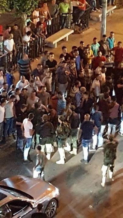 شجار كبير وسط مدينة نابلس بسبب تنورة