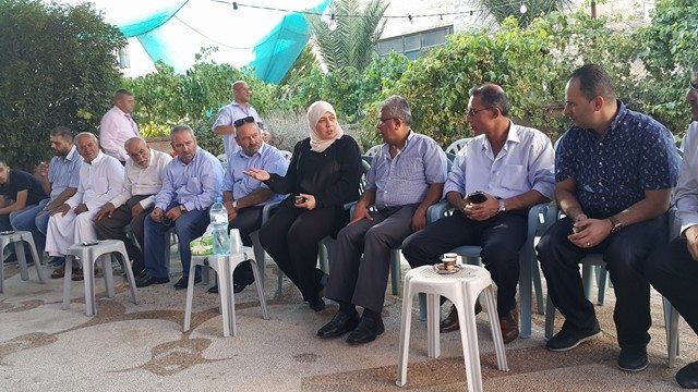 بالصور..غنام تقدم واجب العزاء بوفاة المرحوم "جواد بياتنة"