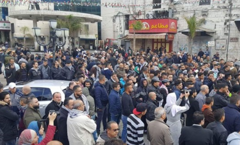 مسيرات في الضفة رفضا لقرار ترامب